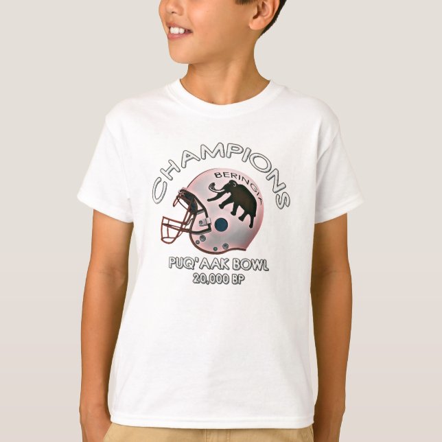 Universiteten i Beringia Puq'aak Bowl-mästerskapet T-shirt (Framsida)