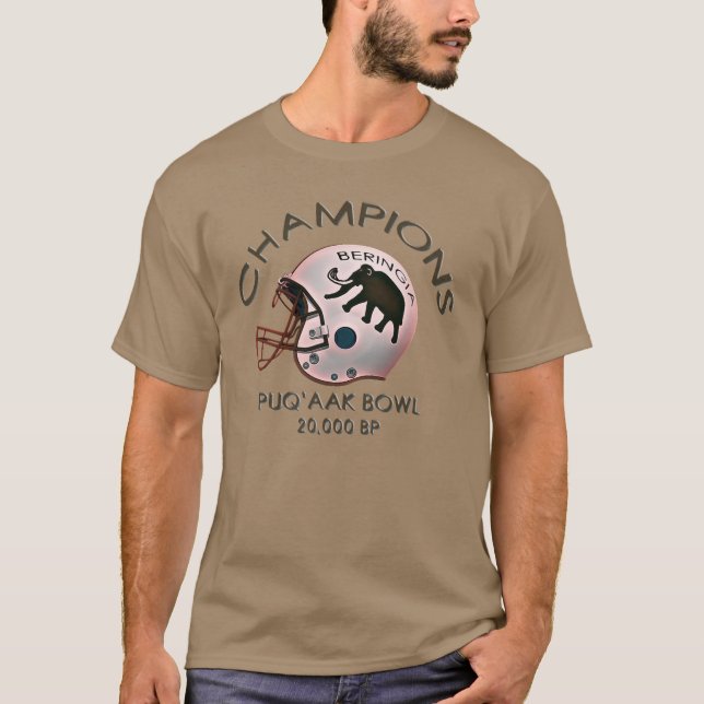 Universiteten i Beringia Puq'aak Bowl-mästerskapet Tee (Framsida)