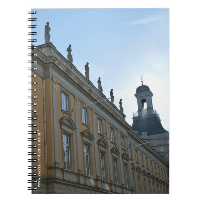 Universiteten i Bonn Anteckningsbok Med Spiral (Framsidan)