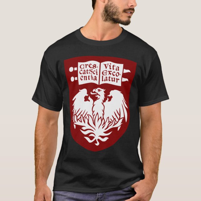 Universiteten i Chicago Icon T Shirt (Framsida)