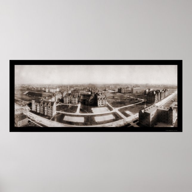 Universiteten i Chicago Photo 1904 Poster (Framsidan)