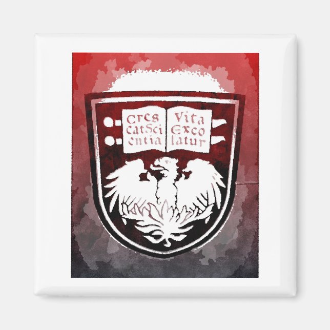 Universiteten i Chicago Seal Magnet (Framsidan)