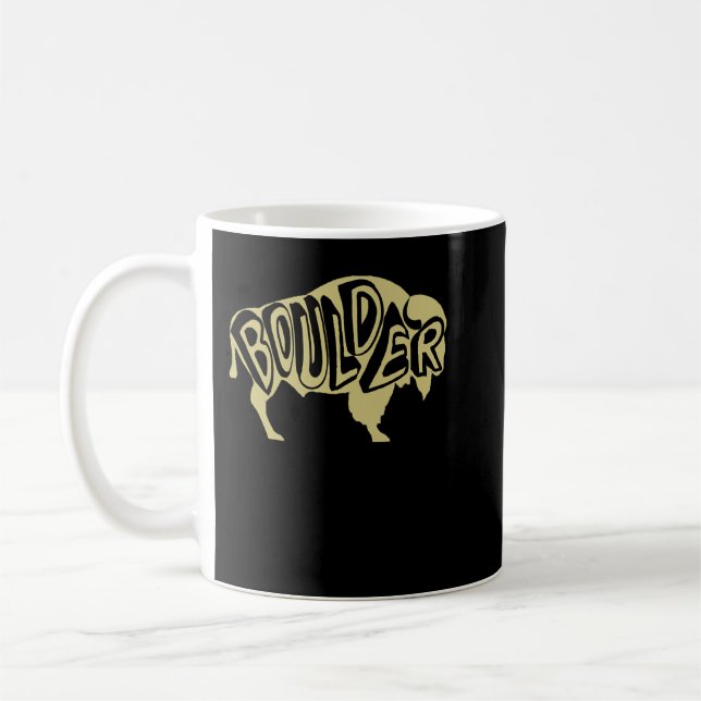 Universiteten i Colorado Boulder Buffalo Classic T Kaffemugg (Vänster)