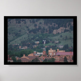 Universiteten i Colorado i Boulder Poster