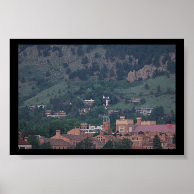 Universiteten i Colorado i Boulder Poster (Framsidan)