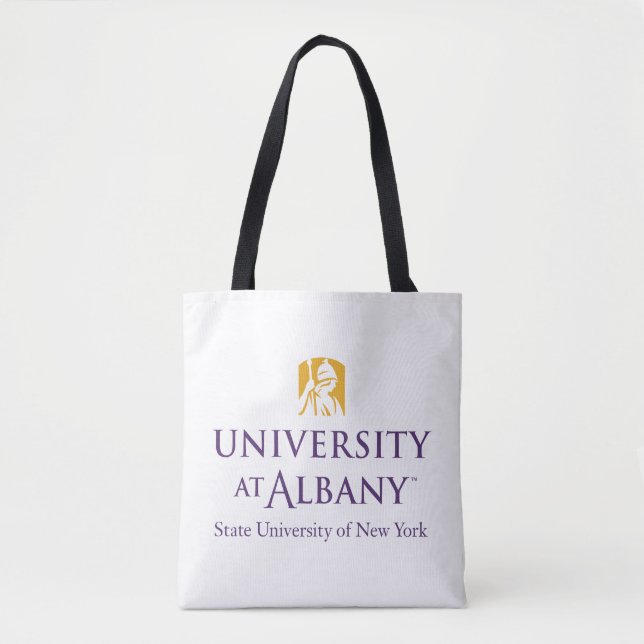 Universiteten i den albanska koniska Logotypen Tygkasse (Framsida)