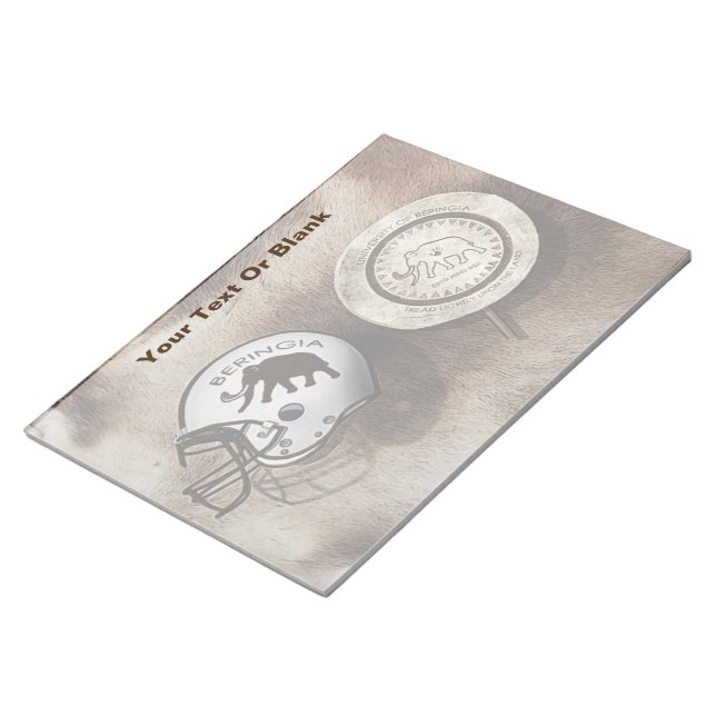 Universiteten i fotbollen Beringia Anteckningsblock (Vinklad)