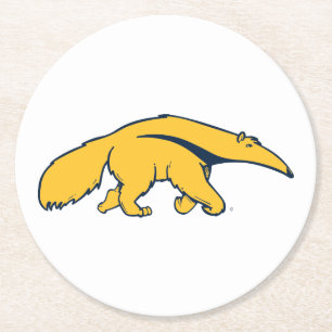 Universiteten i Kalifornien, Irvine Anteater Underlägg Papper Rund