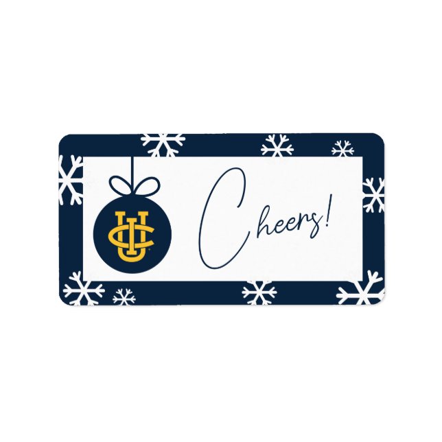 Universiteten i Kalifornien, Irvine Logotyp Adressetikett (Framsidan)