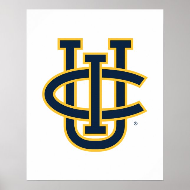 Universiteten i Kalifornien, Irvine Logotyp Poster (Framsidan)