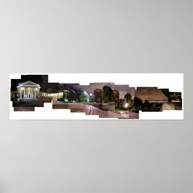 Universiteten i Kapstaden i natt Poster (Framsidan)