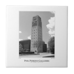 Universiteten i Michigan Clock Torn Kakelplatta