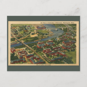 Universiteten i Minnesota, Minneapolis Vykort