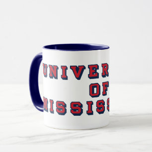 Universiteten i Mississippi Blocktyp Mugg