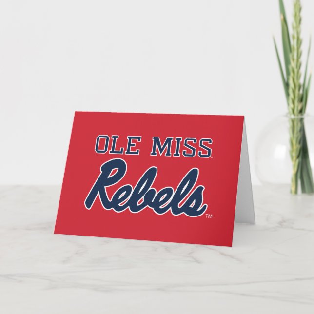 Universiteten i Mississippi | Ole Miss Rebels Kort (Framsida)