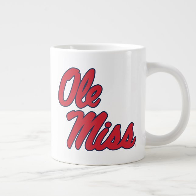 Universiteten i Mississippi | Ole Miss Script Jumbo Mugg (Höger)