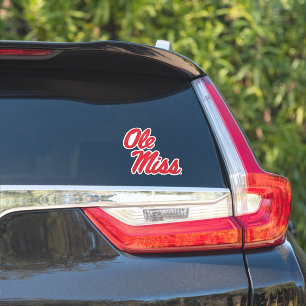 Universiteten i Mississippi Ole Miss Script Klistermärken