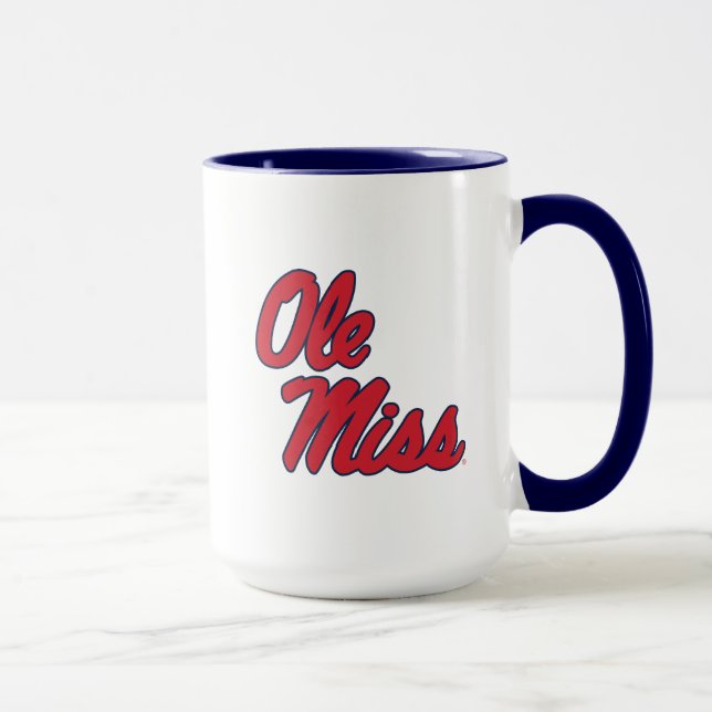Universiteten i Mississippi | Ole Miss Script Mugg (Höger)
