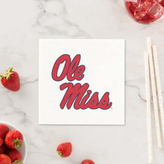 Universiteten i Mississippi | Ole Miss Script Pappersservett