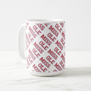 Universiteten i Mississippi Ole Miss Wordmark Kaffemugg