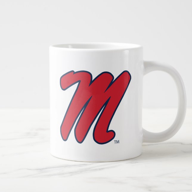 Universiteten i Mississippi | Skript M Jumbo Mugg (Höger)