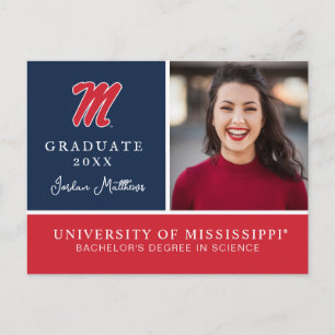 Universiteten i Mississippi   Skript M Meddelande Vykort