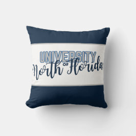 Universiteten i North Florida - UNF Script Navy Bl Kudde