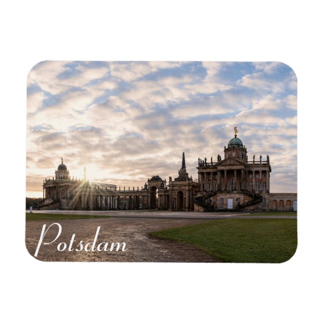 Universiteten i Potsdam vid solnedgången i Tysklan Magnet (Horisontell)