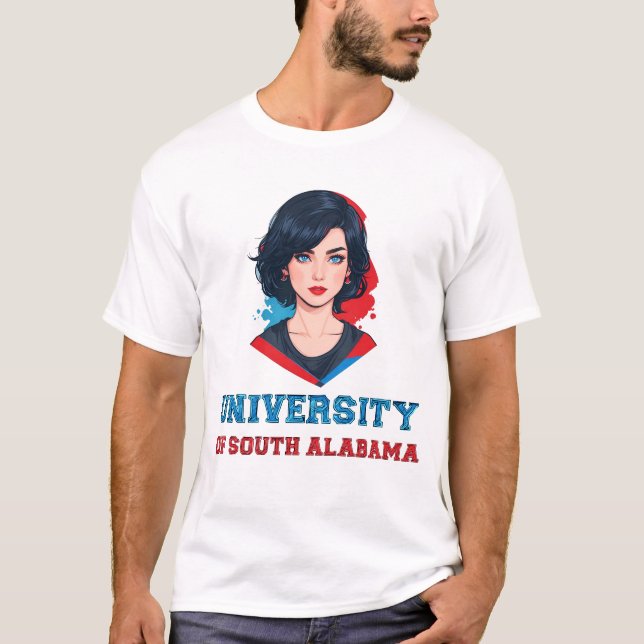 Universiteten i södra Alabama T Shirt (Framsida)