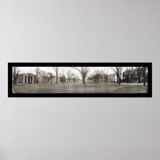 Universiteten i South Carolina Photo 1909 Poster (Framsidan)