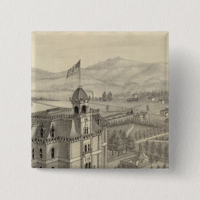 Universiteten i Stilla havet Knapp (Framsida)