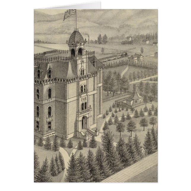 Universiteten i Stillahavsområdet Hälsningskort (Framsidan)