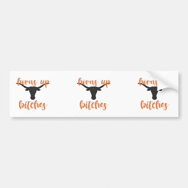 Universiteten i Texas Bumper Sticker Bildekal (Framsidan)