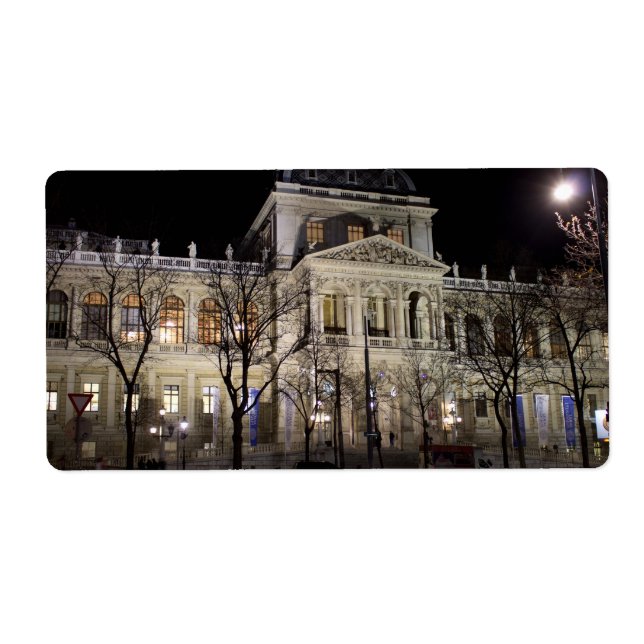 Universiteten i Wien Österrike Fraktsedel (Framsidan)