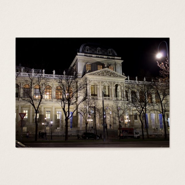 Universiteten i Wien Österrike Visitkort (Framsidan)