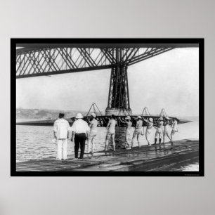 Universiteten i Wisconsin Varsity Rwing 1914 Poster