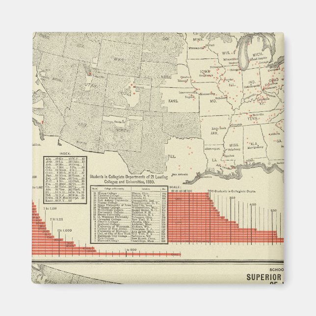 Universiteten, kollegier magnet (Framsidan)