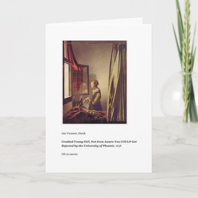 UNIVERSITETEN på PHOENIX STUDENTEN-KORT Kort (Framsida)