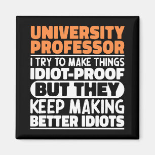 Universiteten professor jag försöker göra Sak funn Magnet