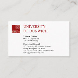 Universiteten Stil - Maron Visitkort