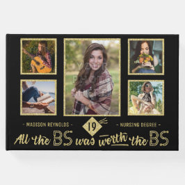 Universiteten Studenten Bachelors Degree Funny Pho Gästböcker