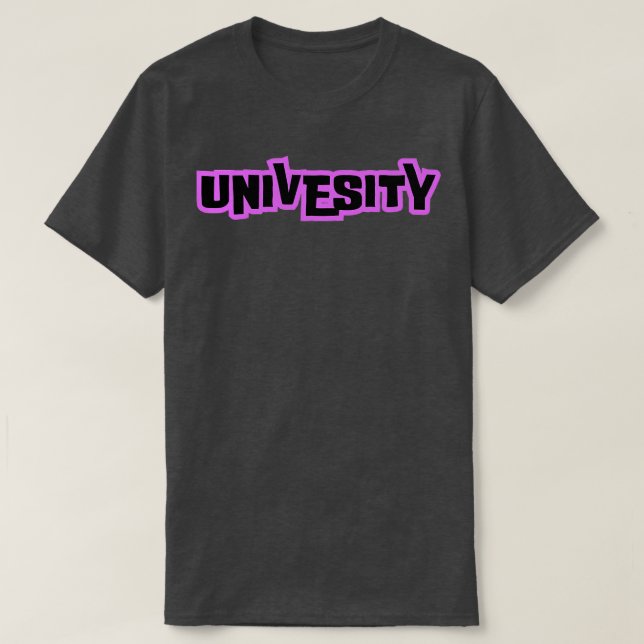 Universiteten T Shirt (Design framsida)