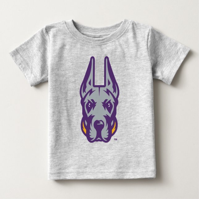 Universiteten vid Albany Great dane Mascot Head T Shirt (Framsida)