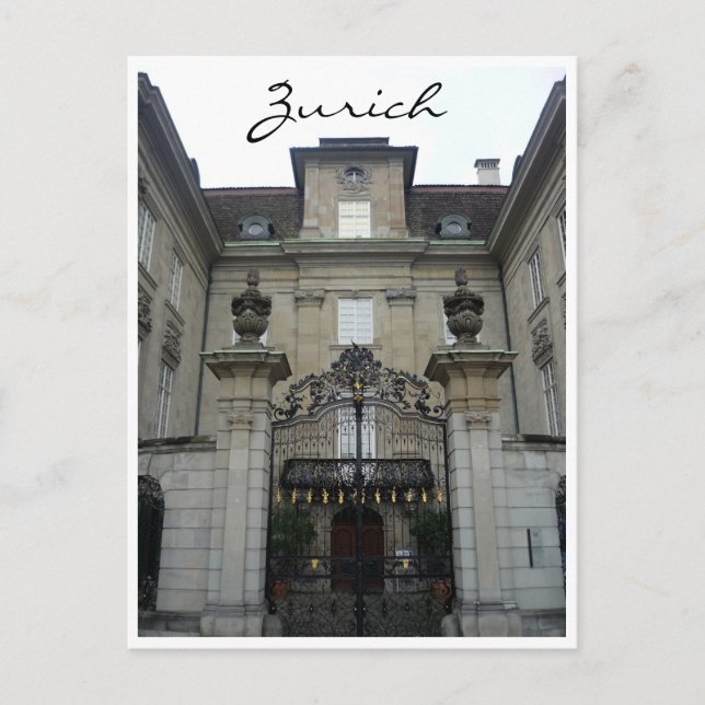 universiteten zurich vykort (Framsida)