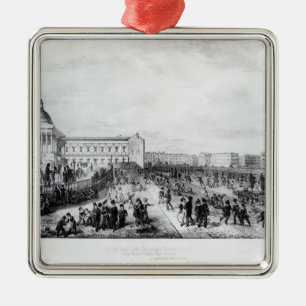 Universitetenhögskolan skolar, London, 1835 Julgransprydnad Metall