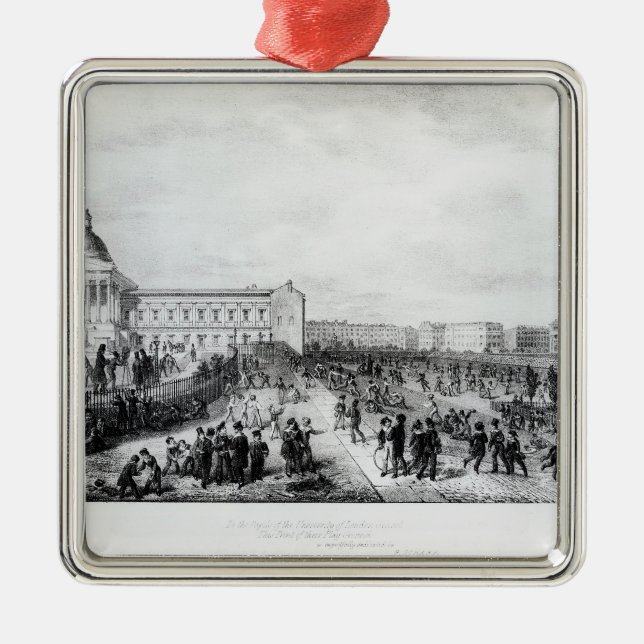 Universitetenhögskolan skolar, London, 1835 Julgransprydnad Metall (Framsidan)