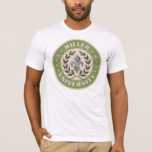 Universitetenmjölnaregrönt T Shirt (Framsida)