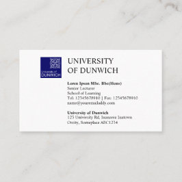 Universitetenstil v2 visitkort