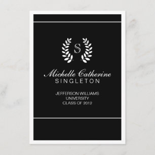 Universitetensvart & vitstudentenmeddelande meddelande