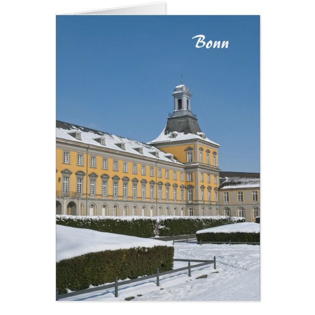 Universitetet i Bonn Hälsningskort (Framsidan)